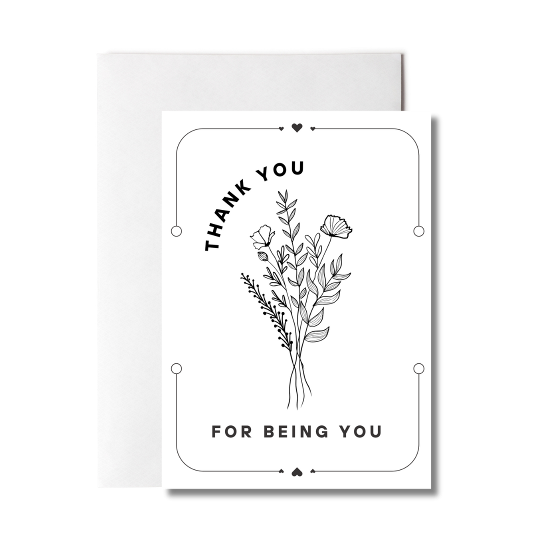 Thank You for Being You Greeting Card
