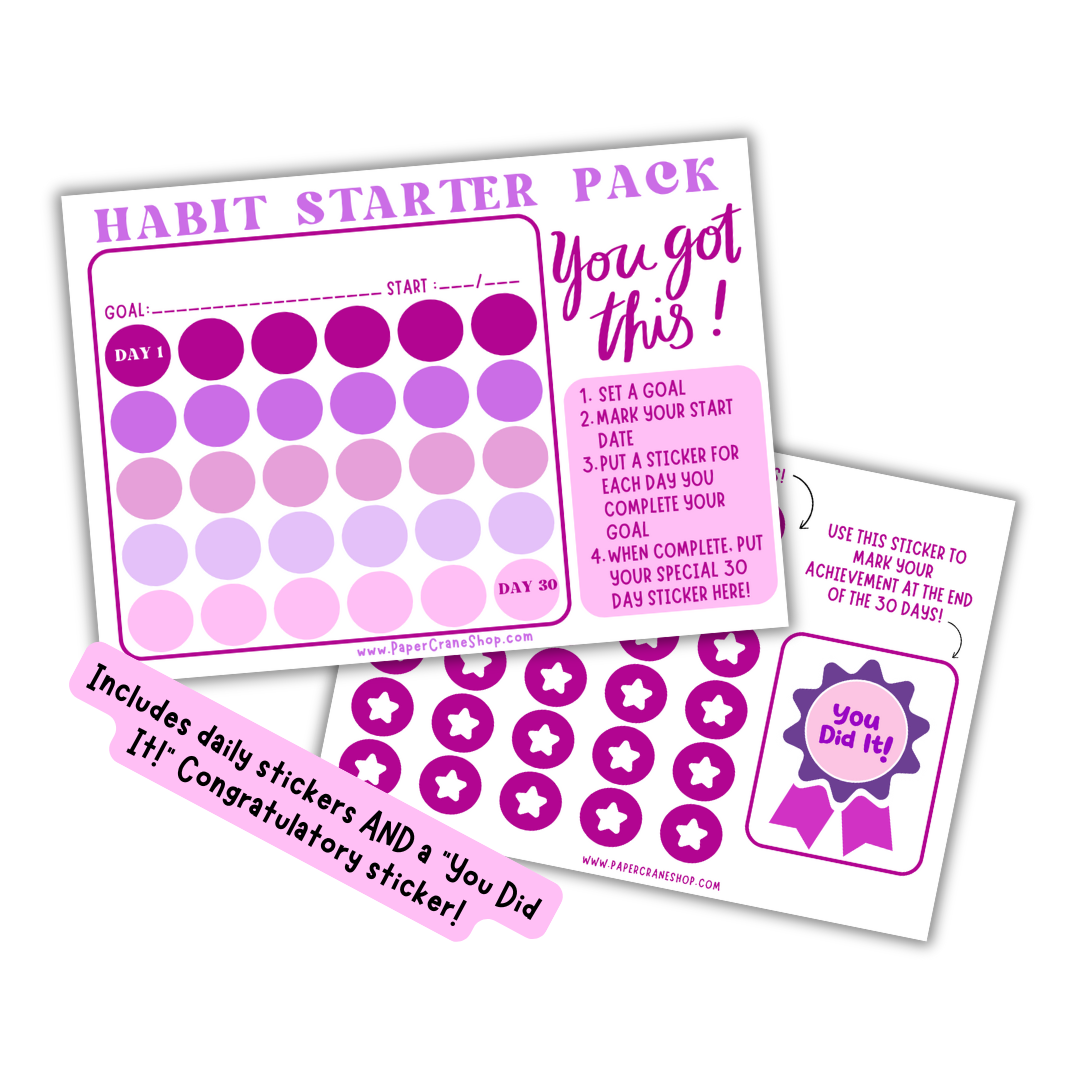 Habit Starter Pack - Purple