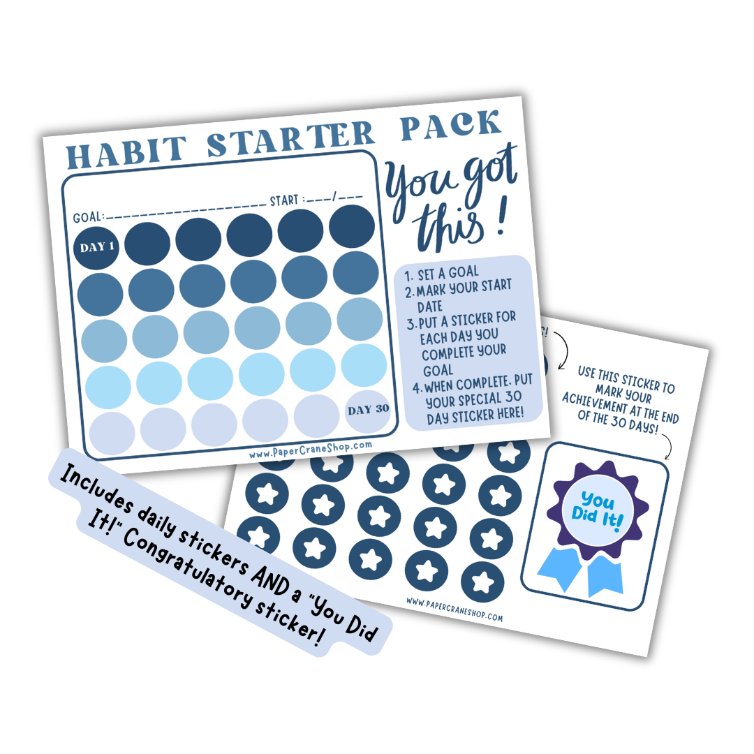 Habit Starter Pack - Blue