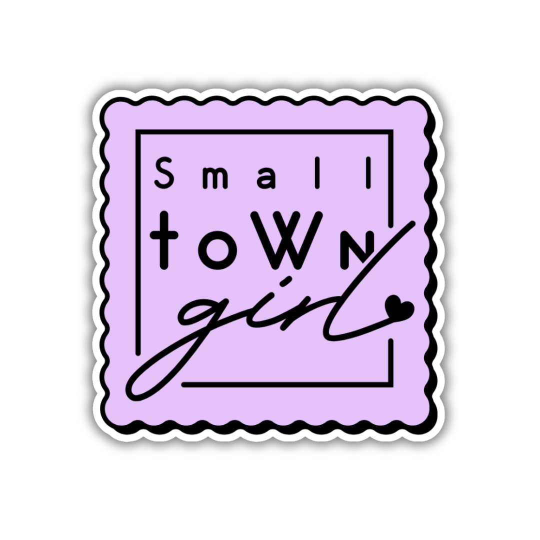 Small Town Girl Sticker - Purple