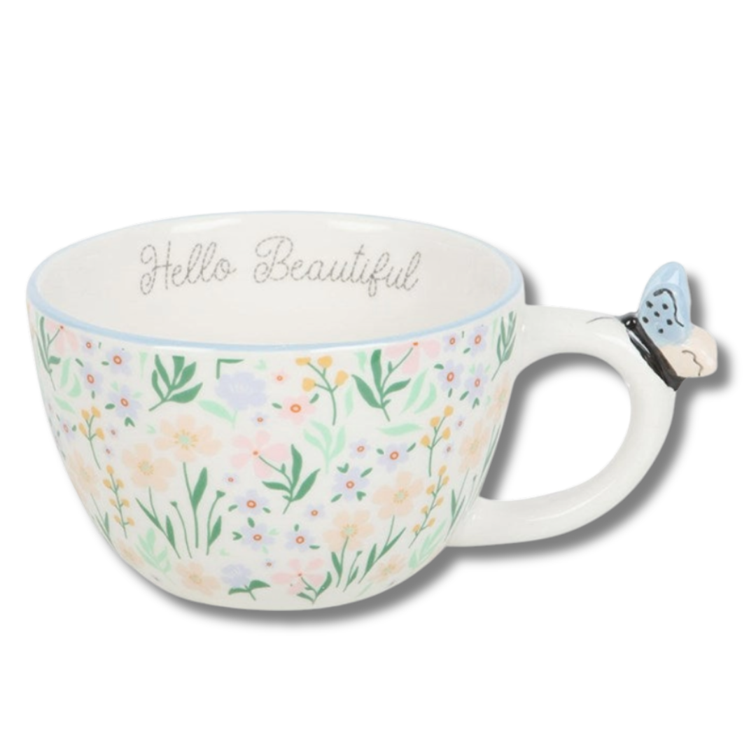 Hello Beautiful Spring Mug