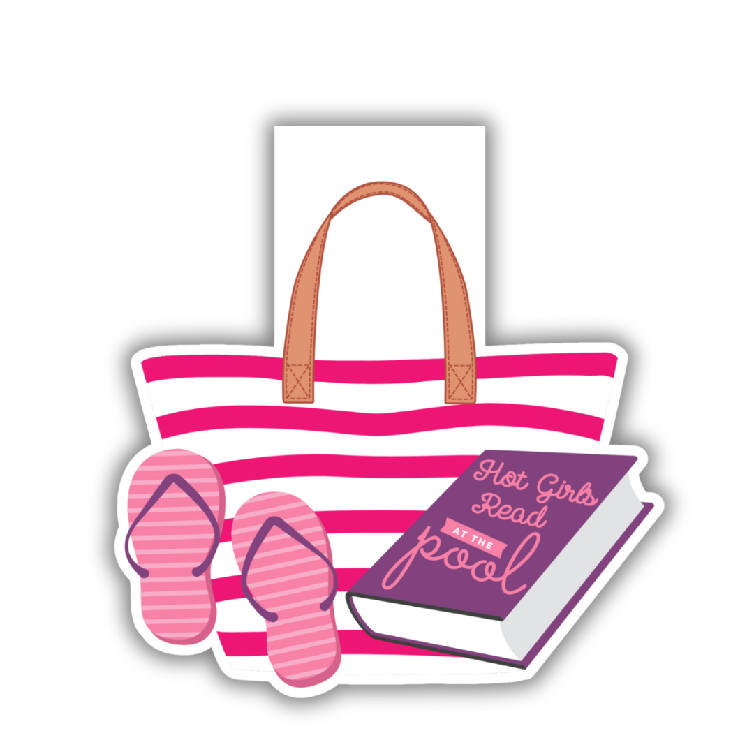 Pool Party Magnetic Bookmarks Set