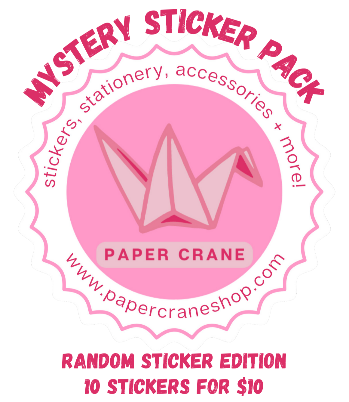 10 for $10 Mystery Sticker Pack
