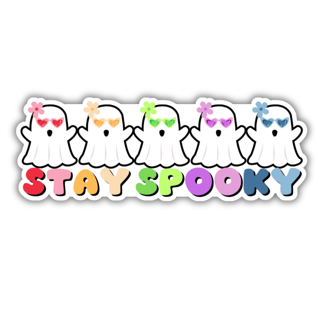 Stay Spooky Ghost Sticker