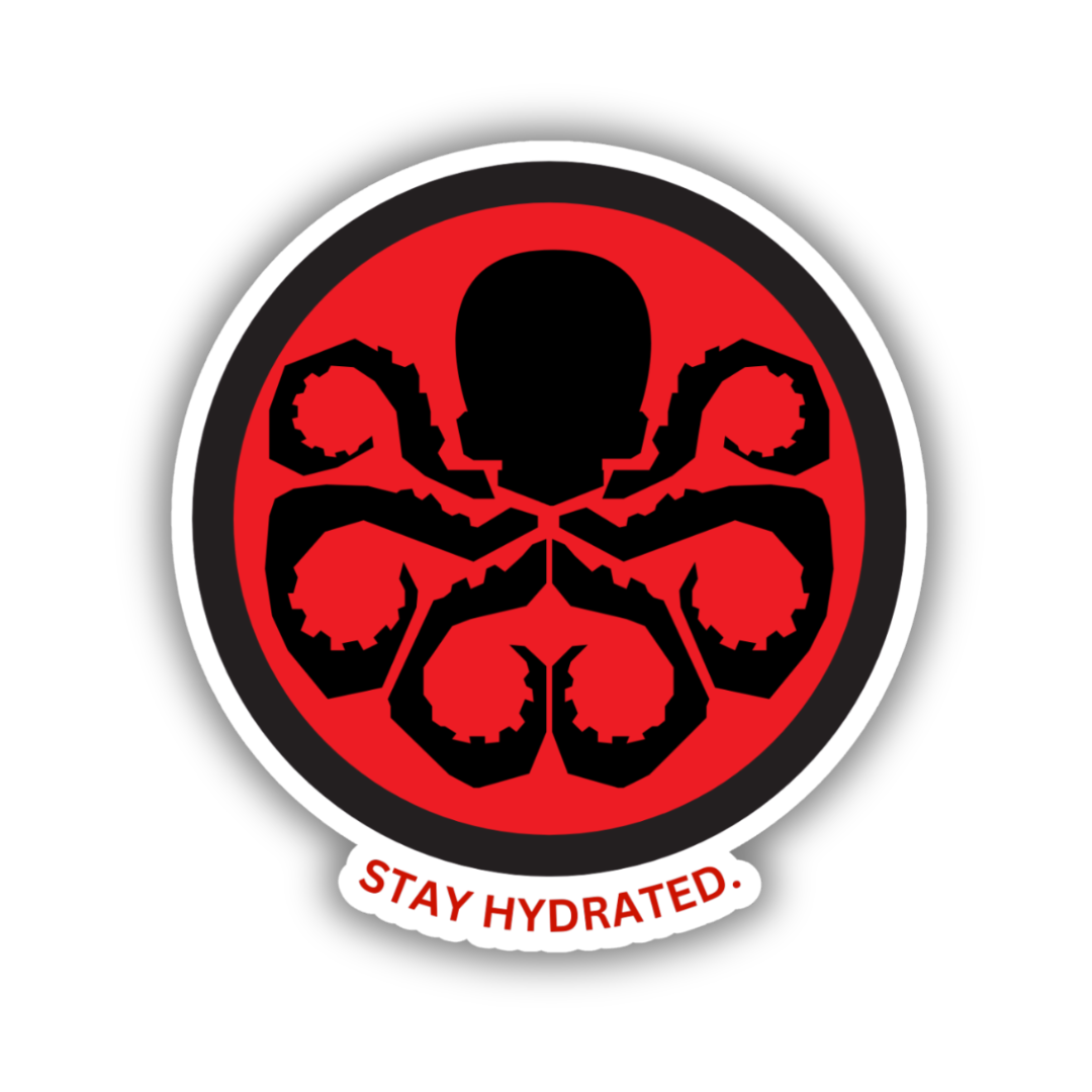 Stay Hydrated Jumbo Sticker