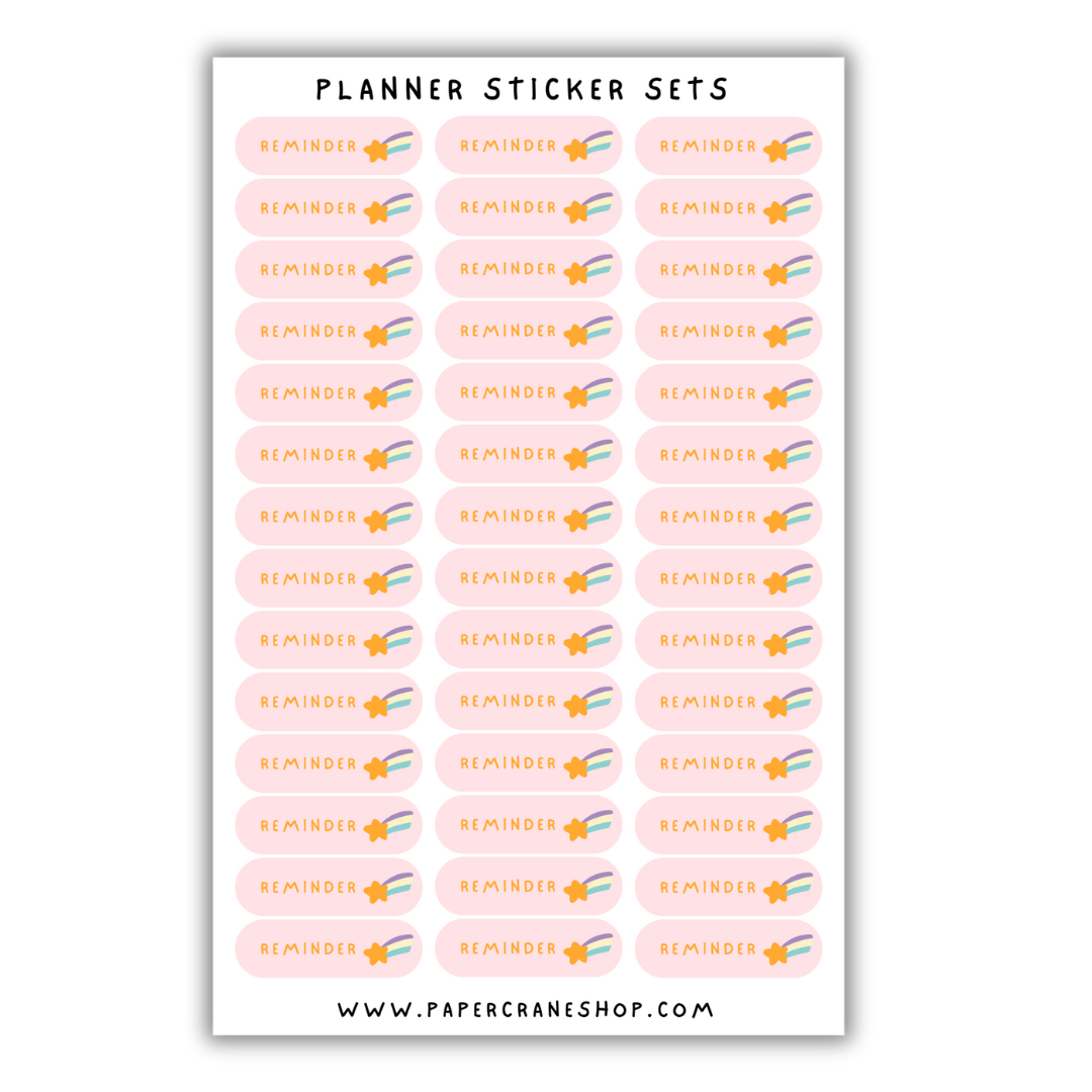 Cutesy Planner Sticker Set - BUNDLE