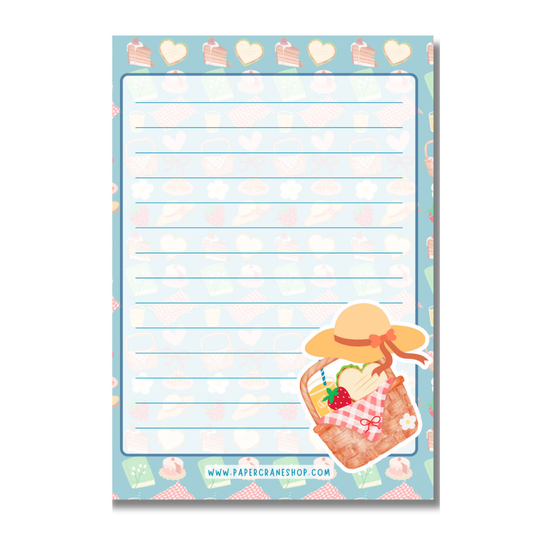 Pretty Picnic Notepad