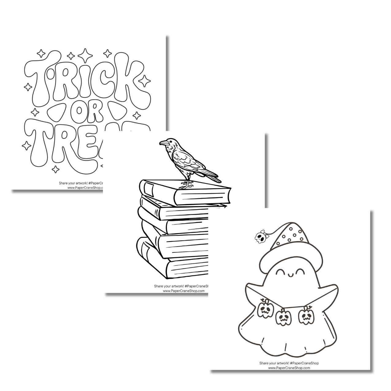 The Way Too Busy Girl's Coloring Book - Spooky Edition