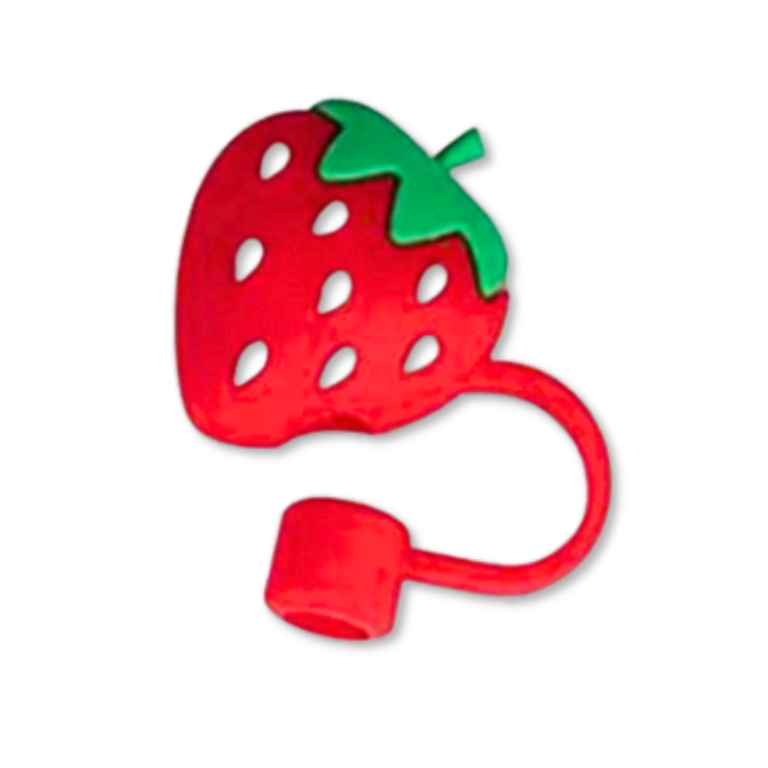Pretty Picnic Strawberry Straw Top