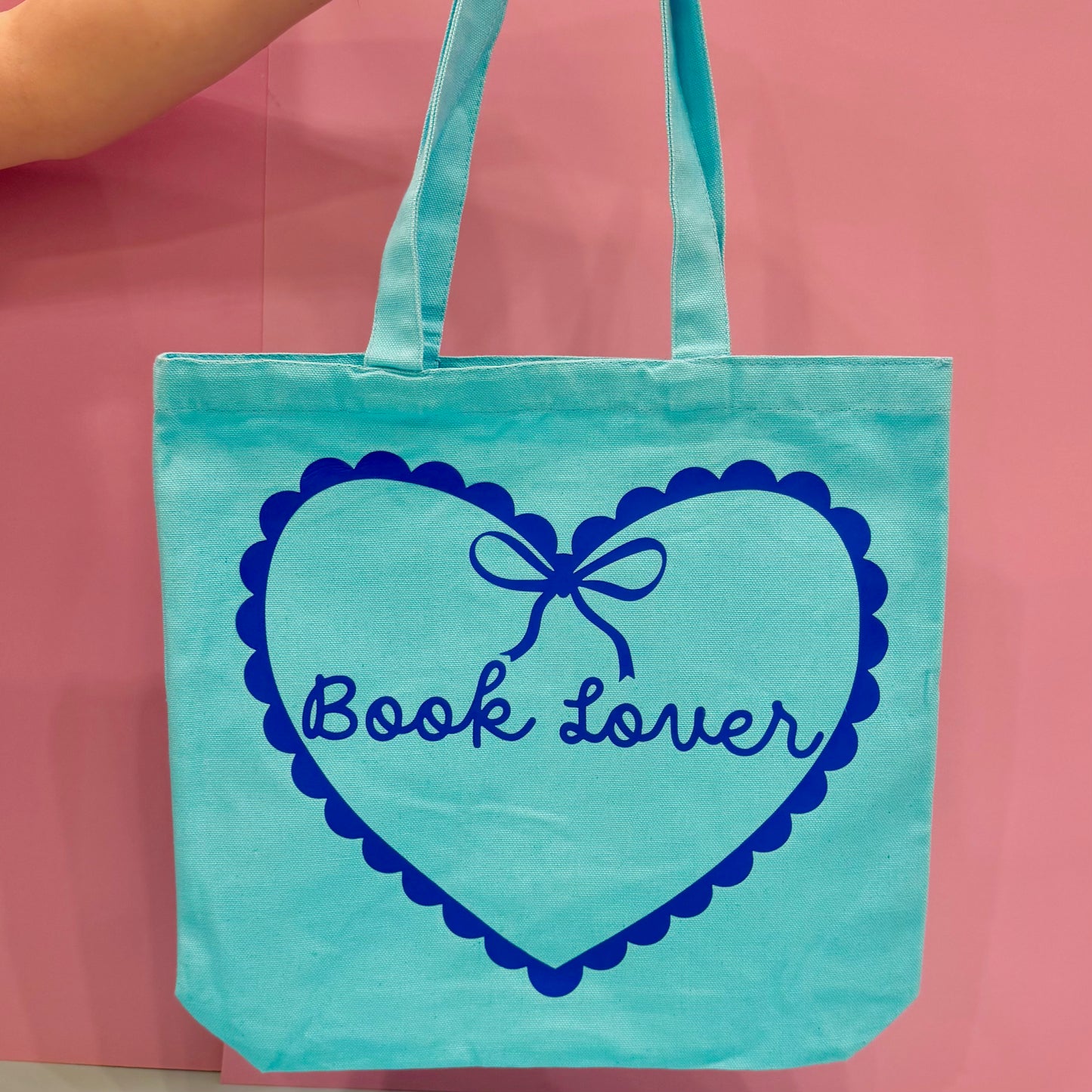 Book Lover Tote Bag - Blue