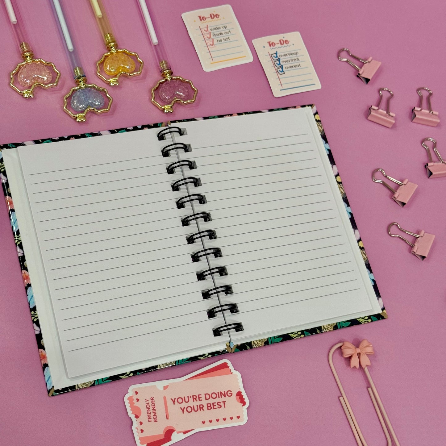Blooming Butterflies Quick Notes Notebook