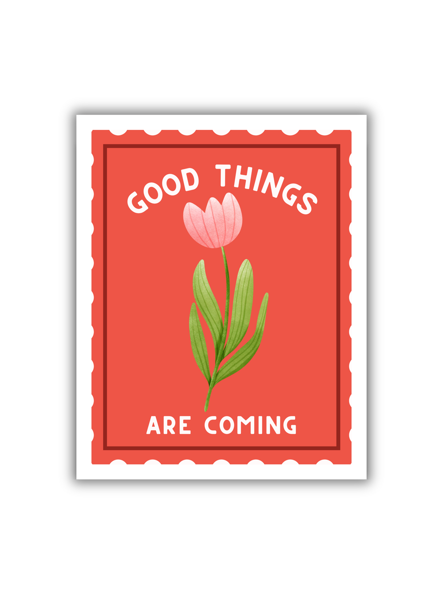 Good Things Are Coming Framed Art Print