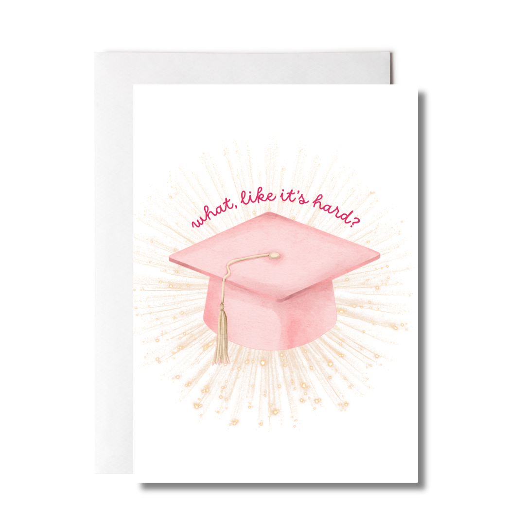 What, Like It's Hard? Greeting Card – Paper Crane