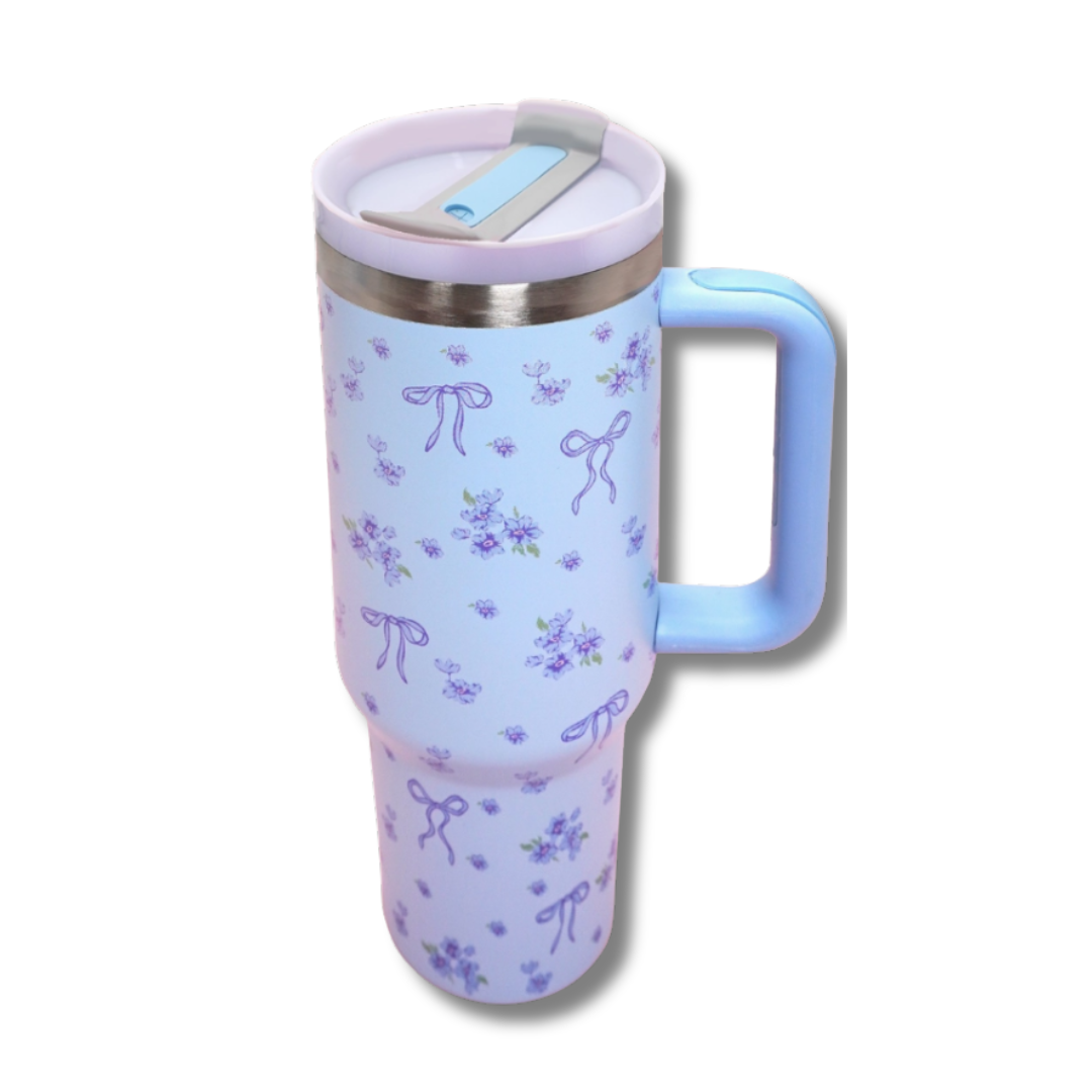 Blue Coquette 40 oz Tumbler