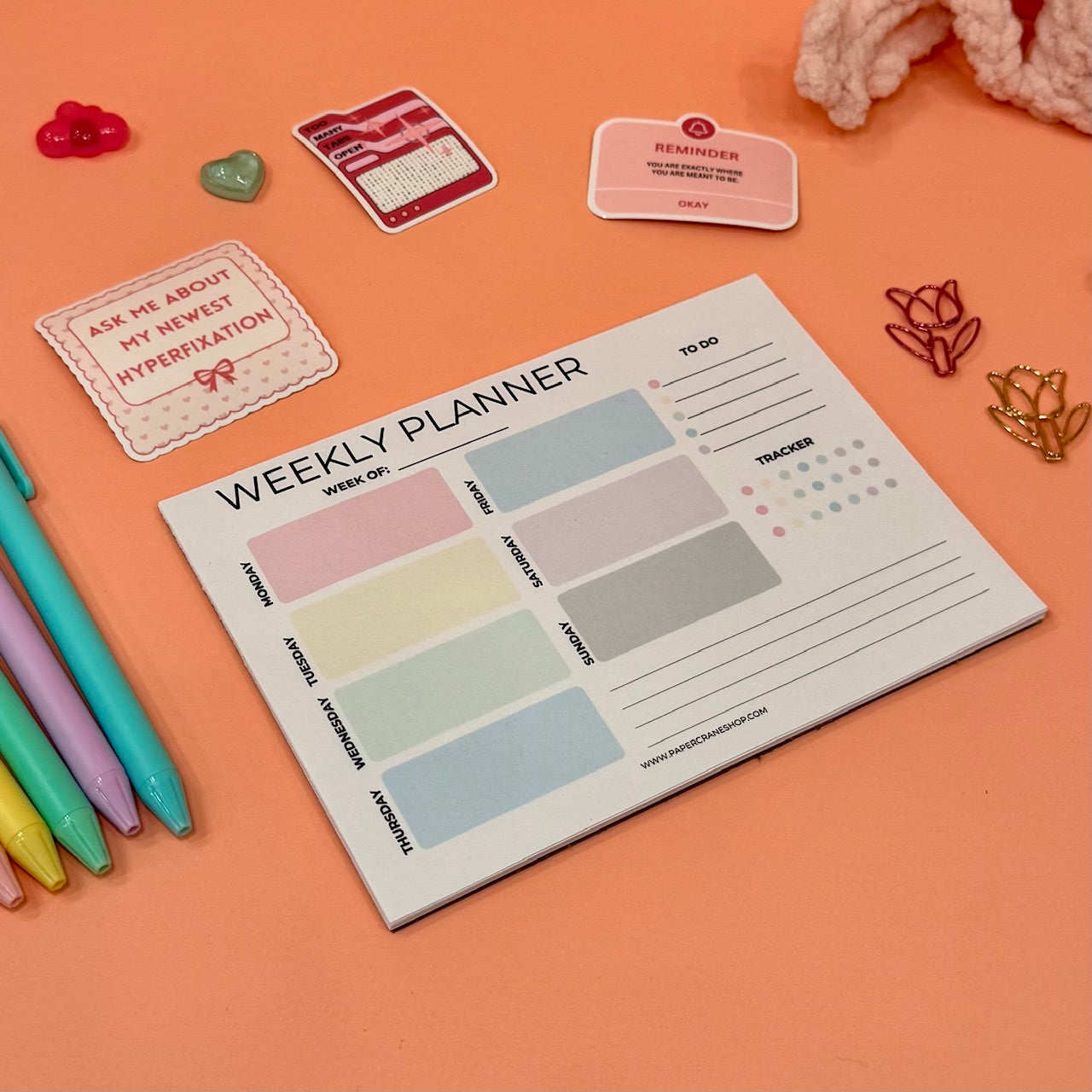 Pastel Weekly Planner
