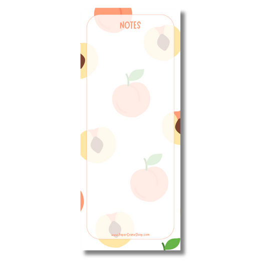 Peach Princess Tall Notepad