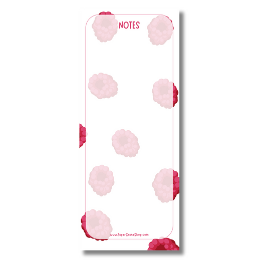 Rad Raspberries Tall Notepad