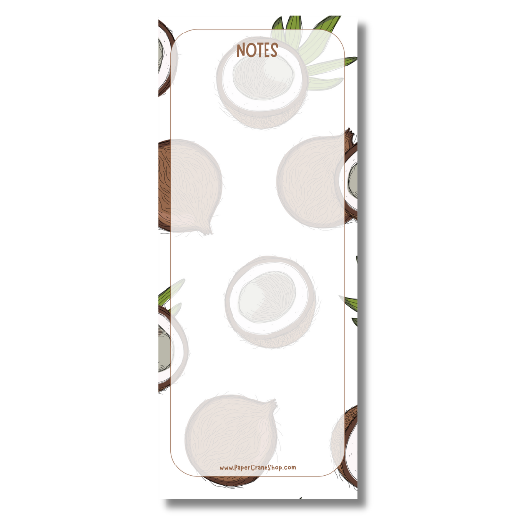 Cuckoo Coconuts Tall Notepad