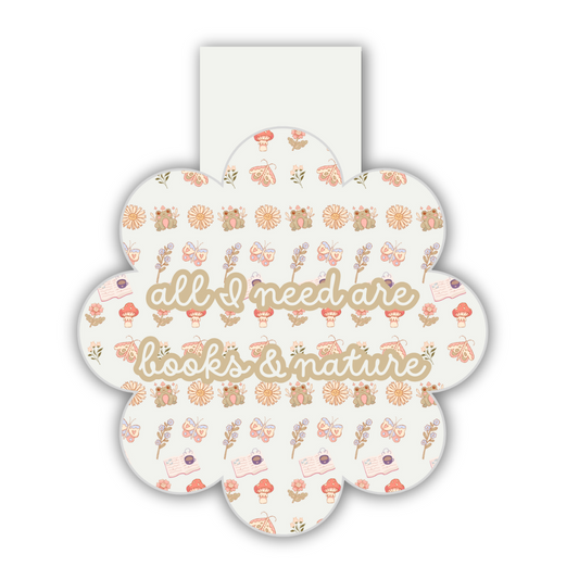 Spring Cottage Magnetic Bookmark
