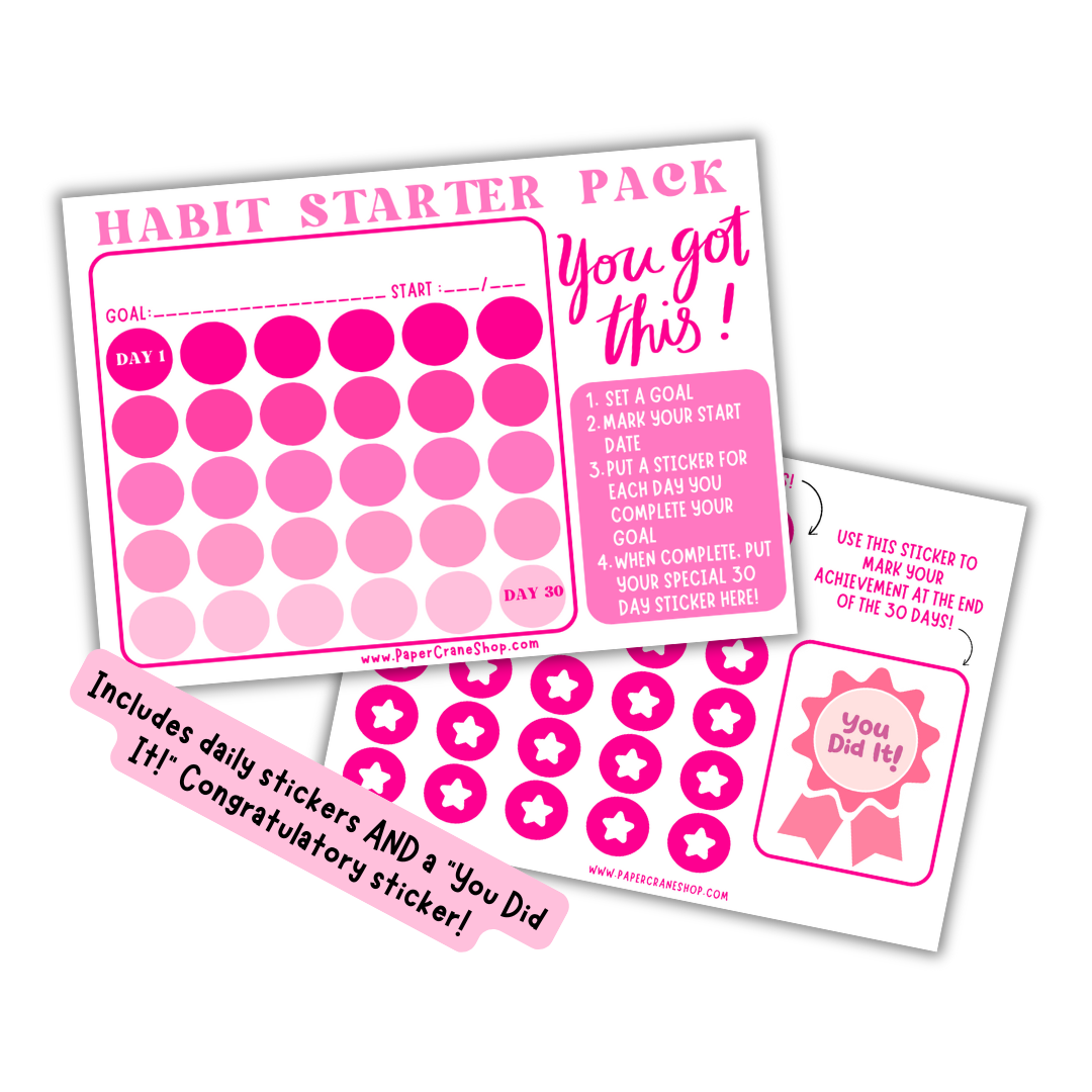 Habit Starter Pack - Pink