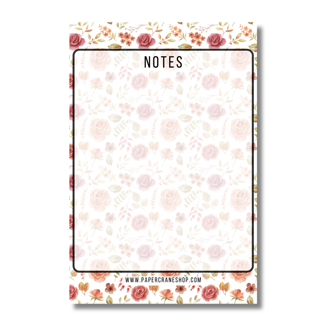 Rose Garden Notepad