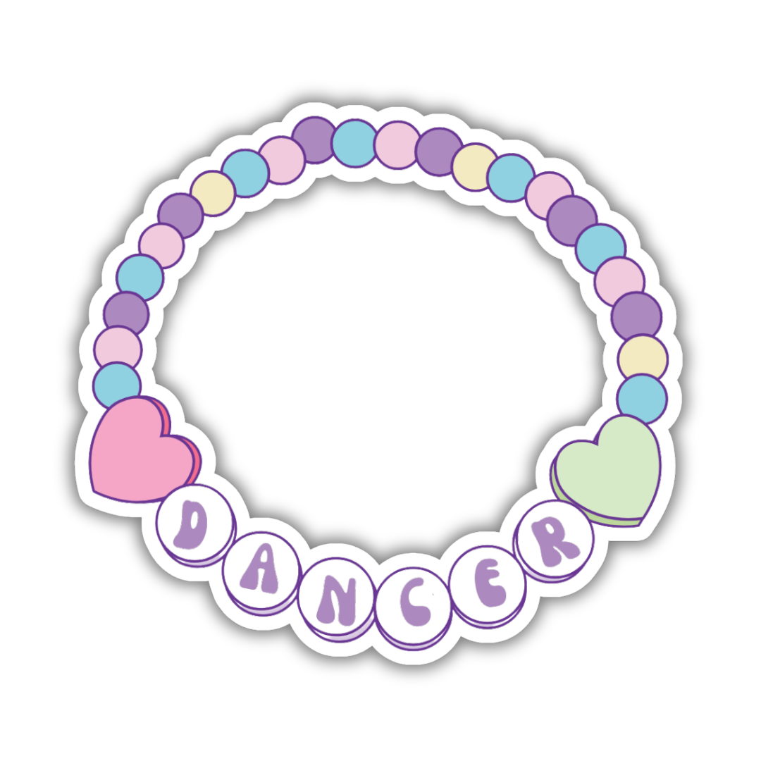 Dancer Charm Bracelet Sticker