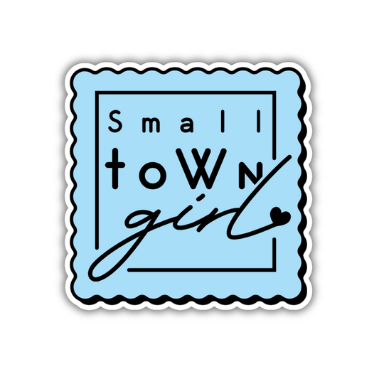 Small Town Girl Sticker - Blue