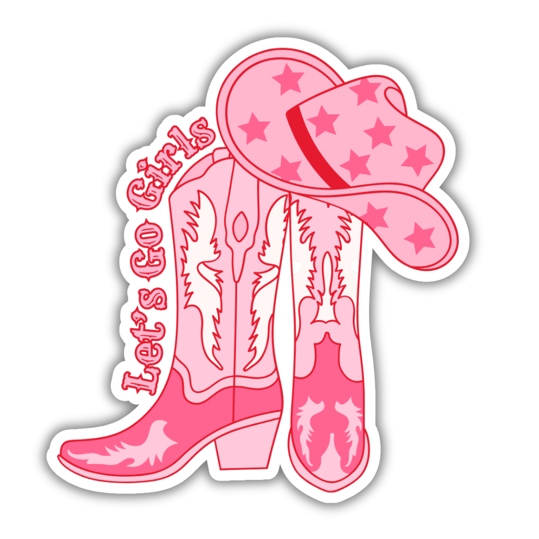 Let's Go Girls Sticker