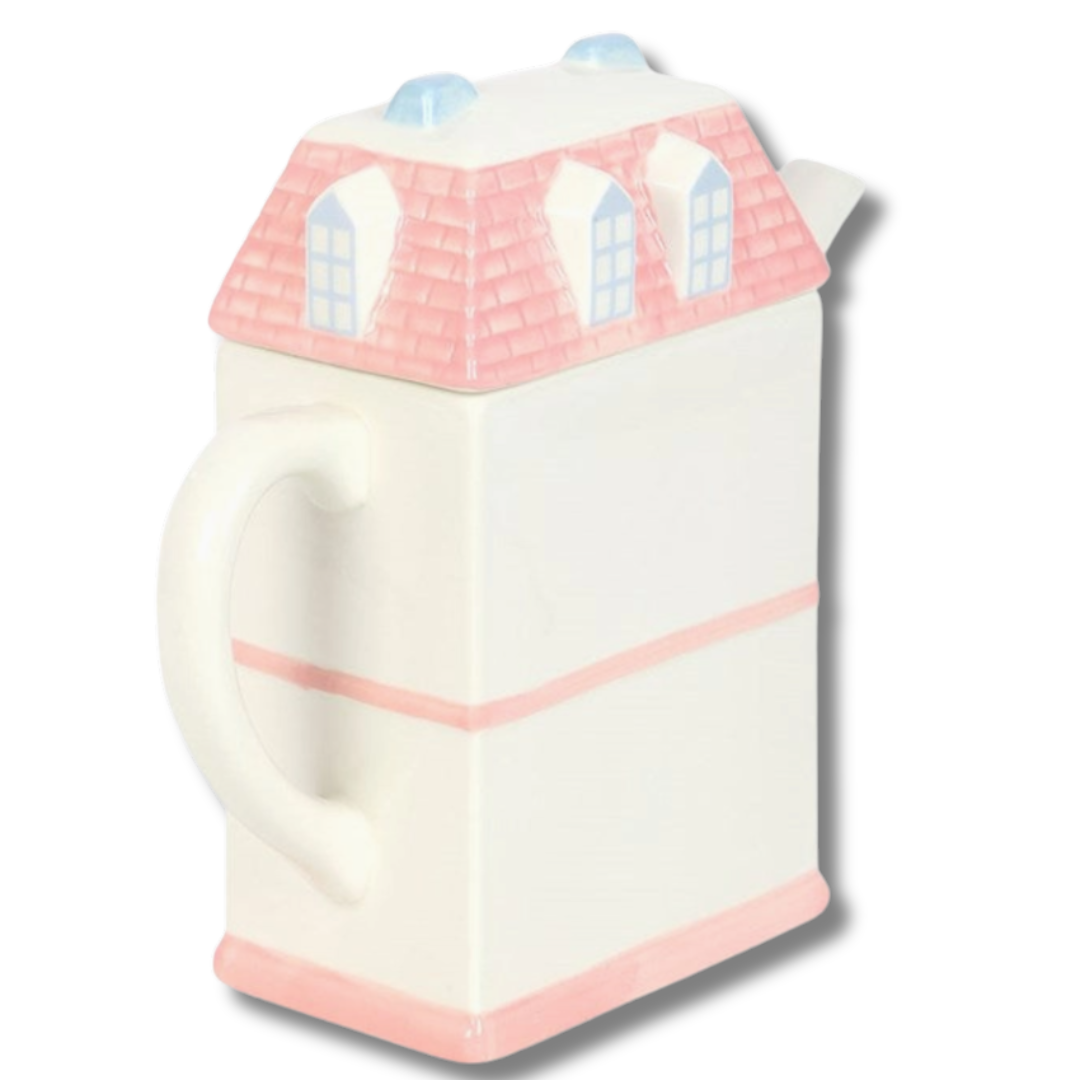 Pastel House Teapot