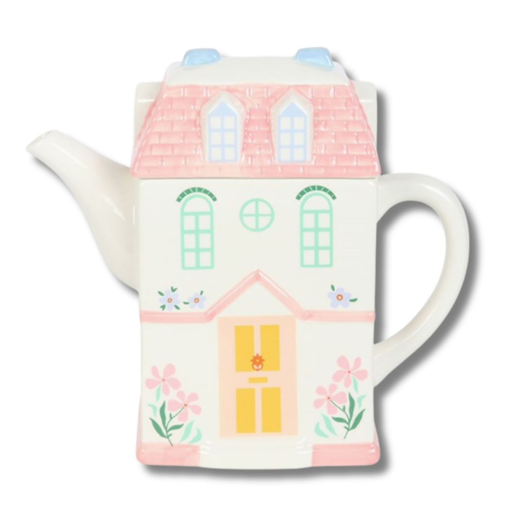 Pastel House Teapot