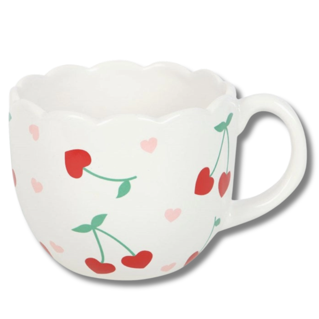 Cherry Hearts Mug