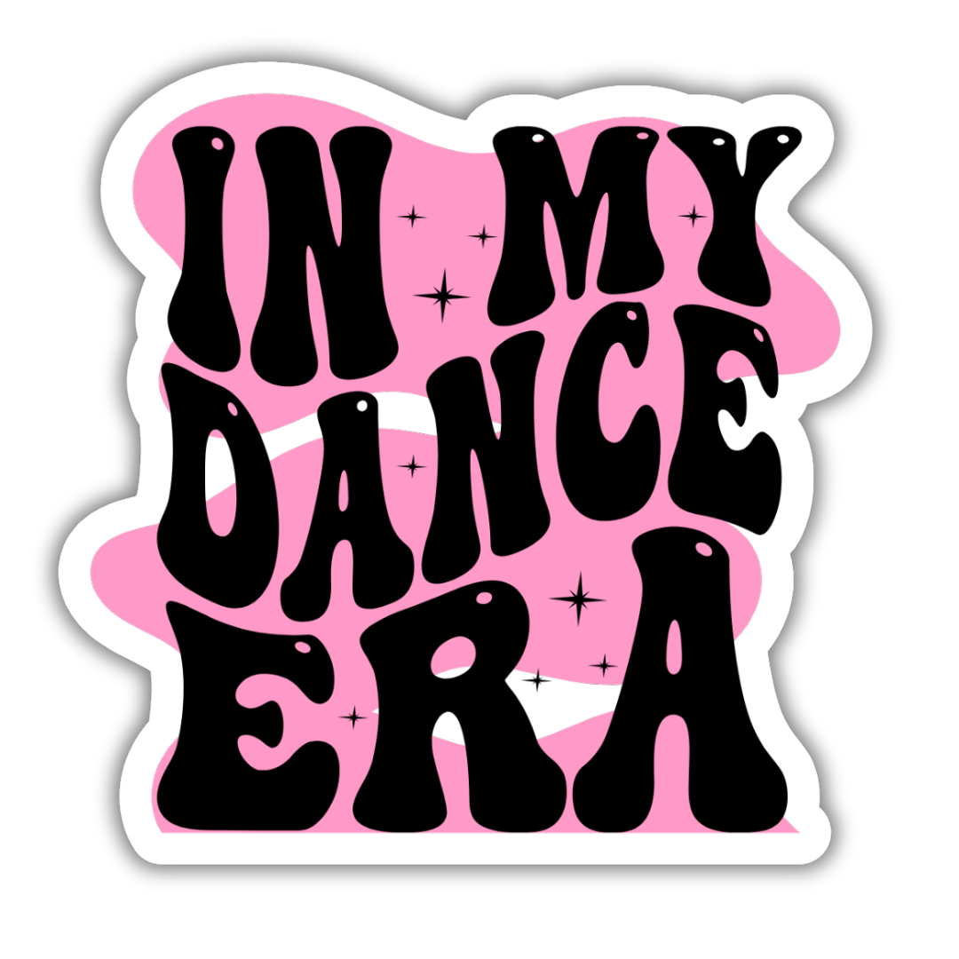 In My Dance Era Sparkle Sticker