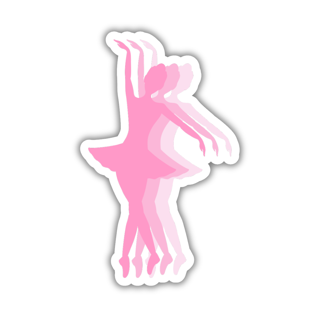 Ballet Silhouette Sticker