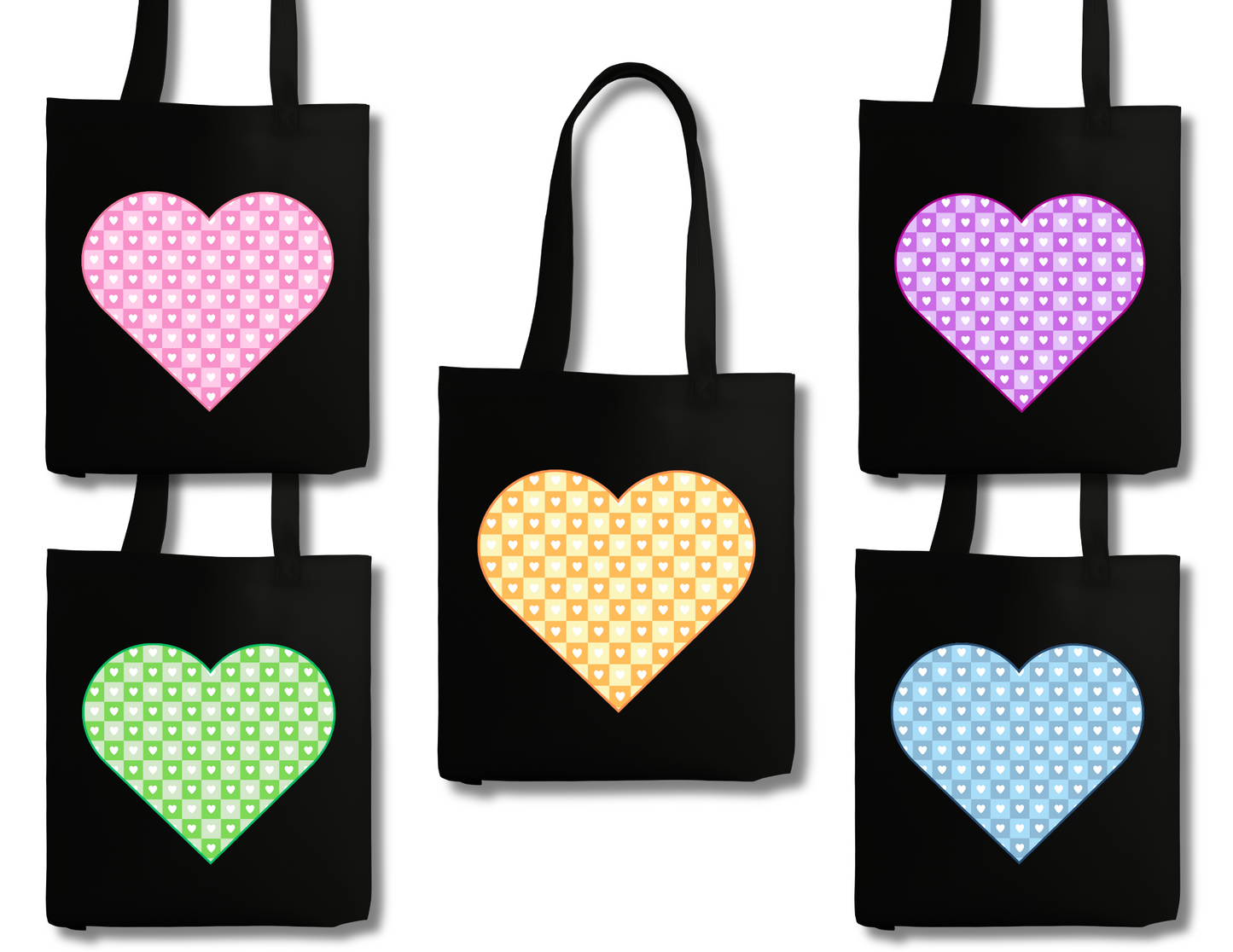 Hearts Tote Bag