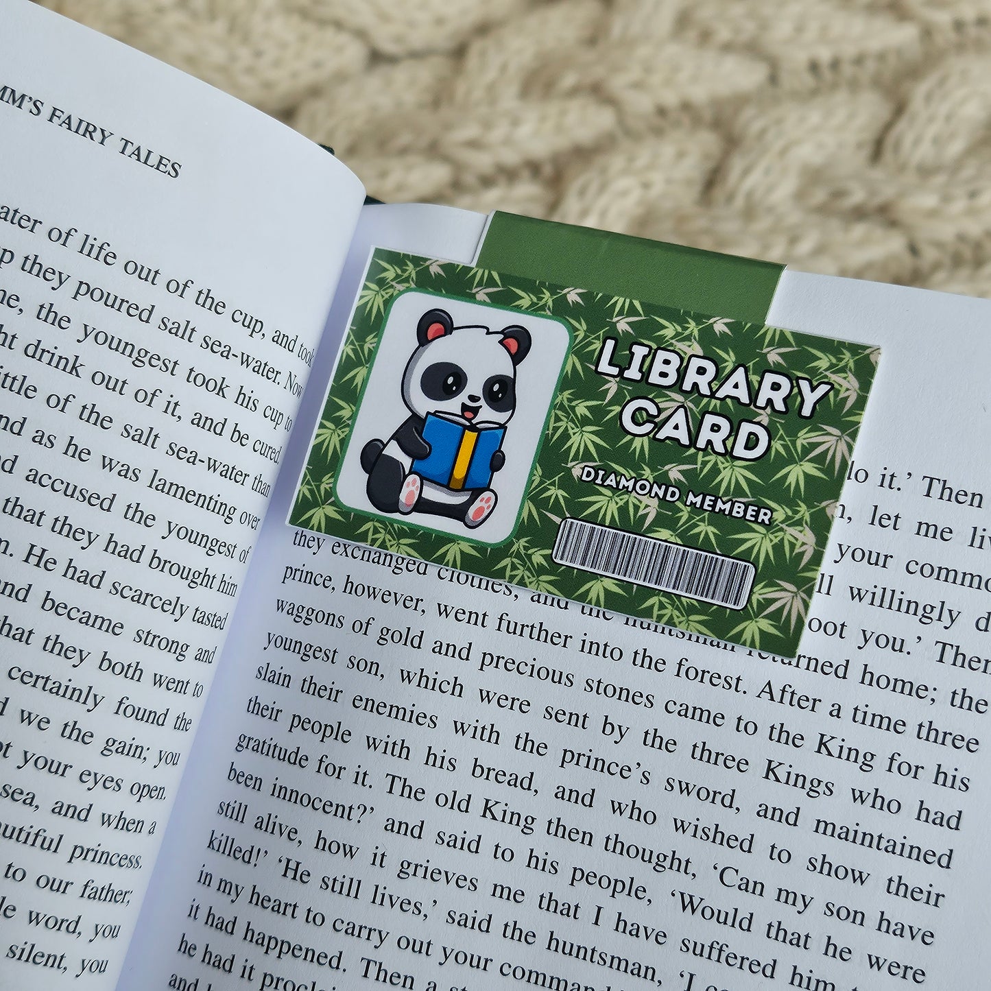 Library Card Critters Magnetic Bookmarks