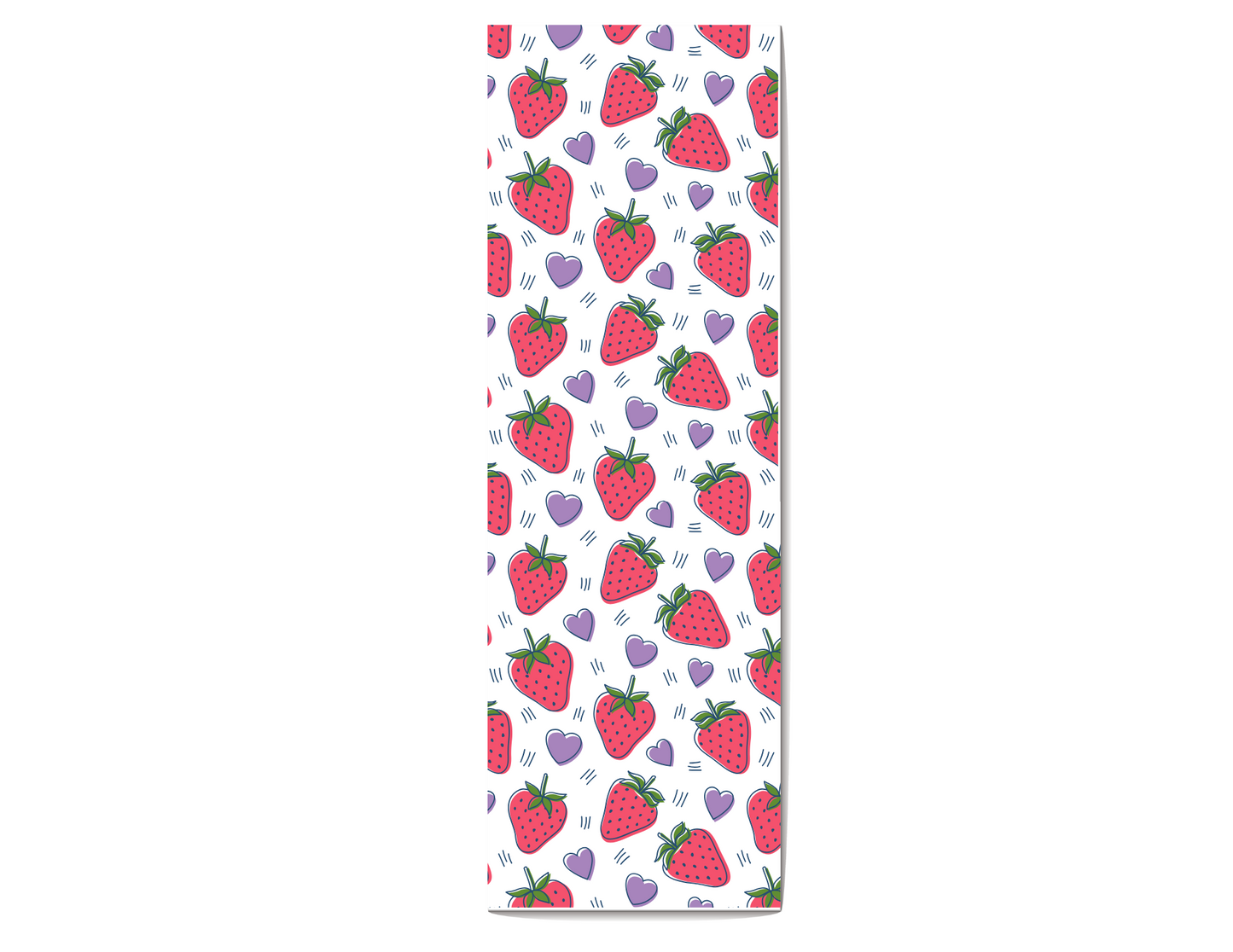 Strawberry Love Laminate Bookmark