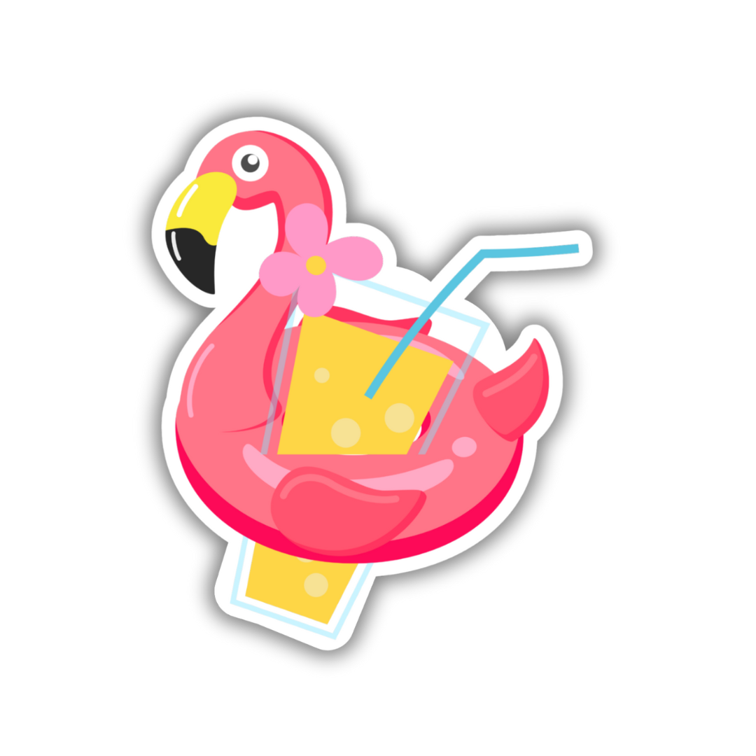 Pool Party Floatie Jumbo Sticker – Paper Crane