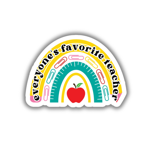 Everyone's Favorite Teacher Sticker