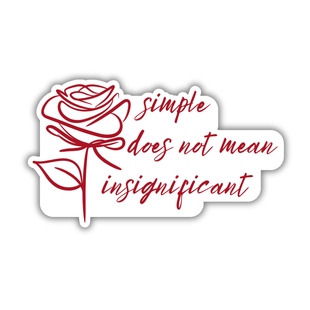 Simple Rose Sticker