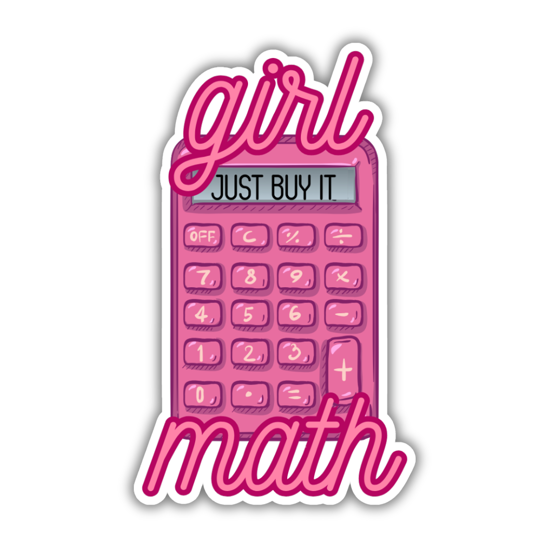 Girl Math Sticker