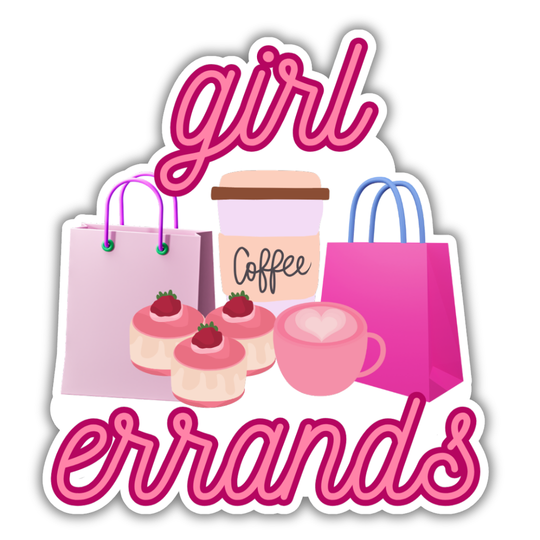 Girl Errands Sticker