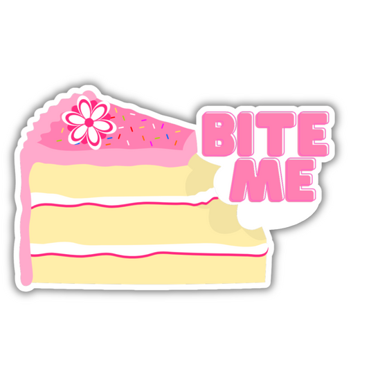 Bite Me Sticker