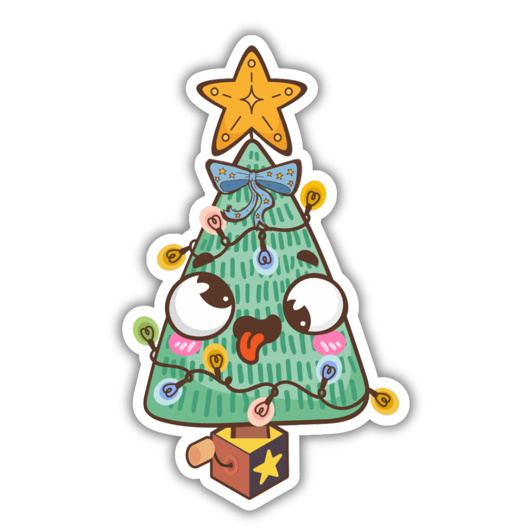 Holiday Trees Stickers - JUMBO EDITION