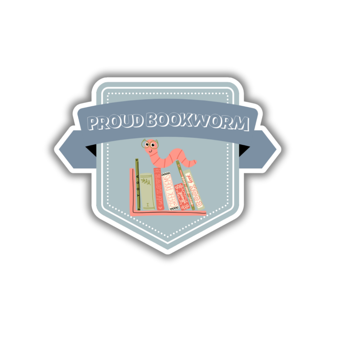 Proud Bookworm Sticker