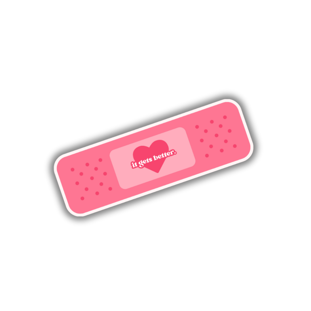 It Gets Better Bandaid Sticker