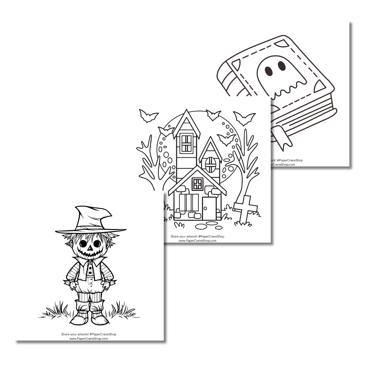 The Way Too Busy Girl's Coloring Book - Spooky Edition