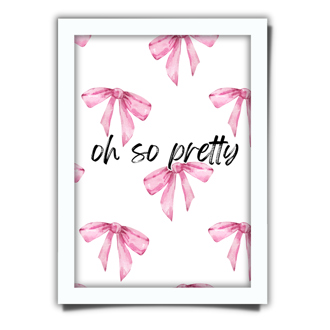 Oh So Pretty Framed Print