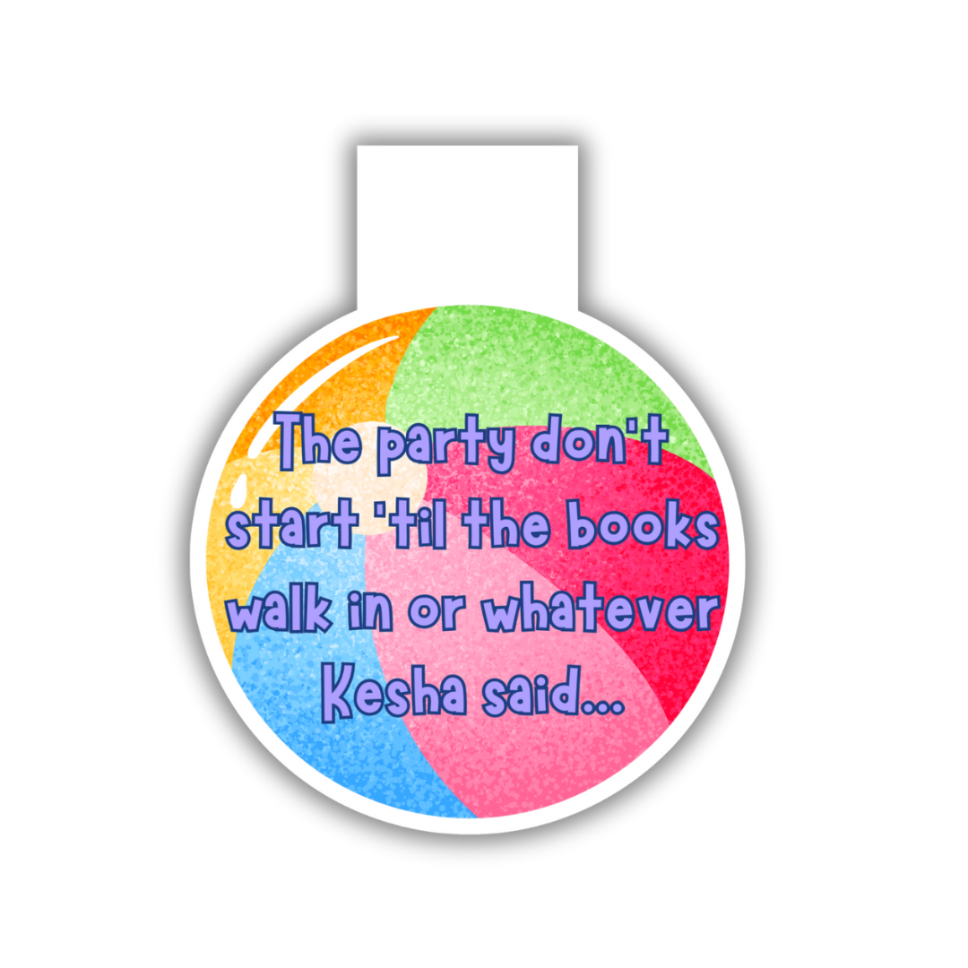 Pool Party Magnetic Bookmarks Set