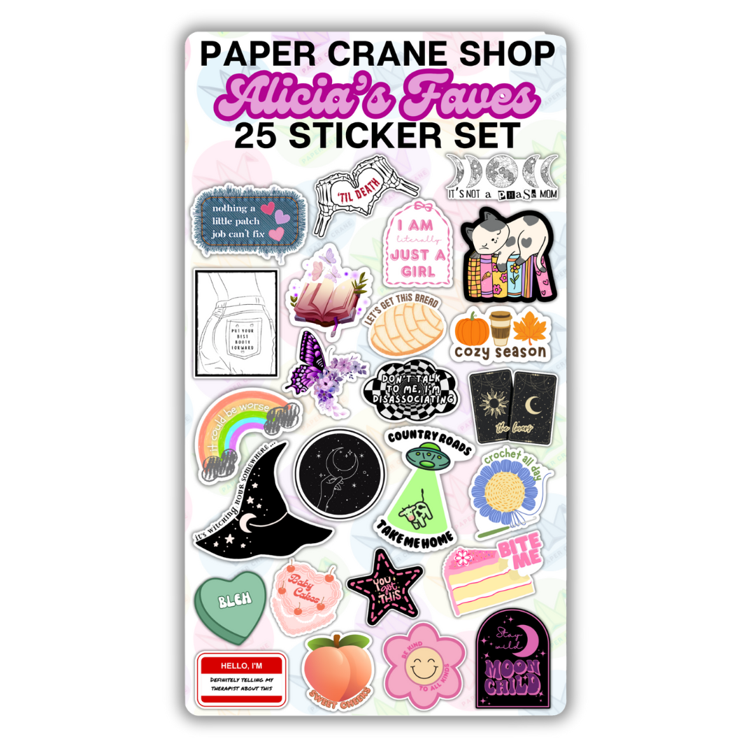 Alicia's Faves Sticker Set