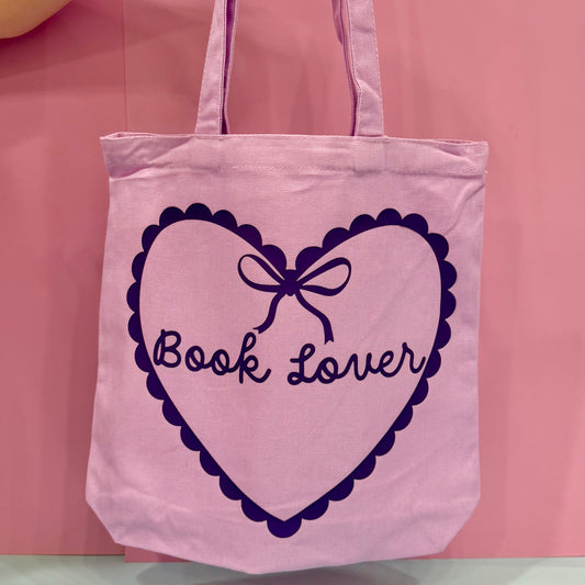 Book Lover Tote Bag - Purple
